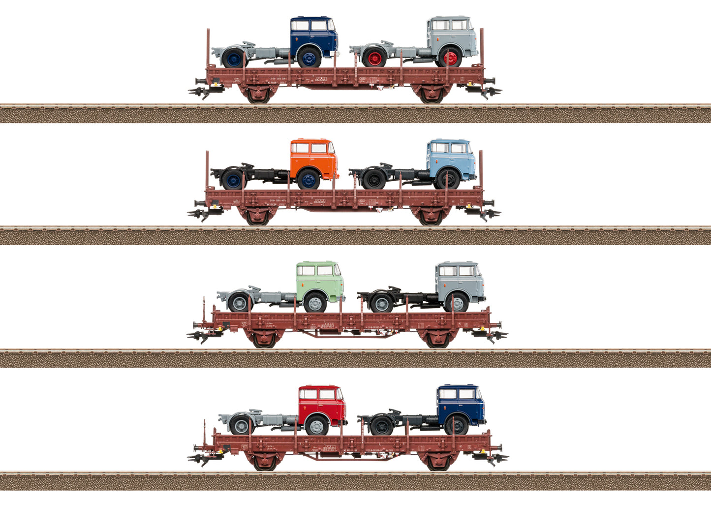 Trix HO 24190 DR Stake Car Set  Era IV 2026 New Item