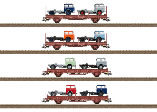 Trix HO 24190 DR Stake Car Set Era IV 2026 New Item