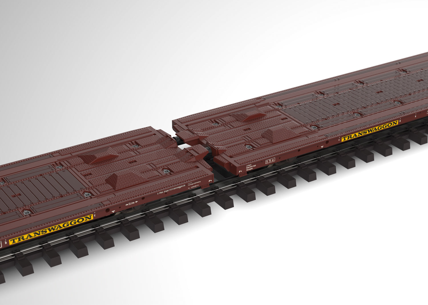 Trix HO 24428 Pair of Type Laads 800B Flat Cars  2025 New Item