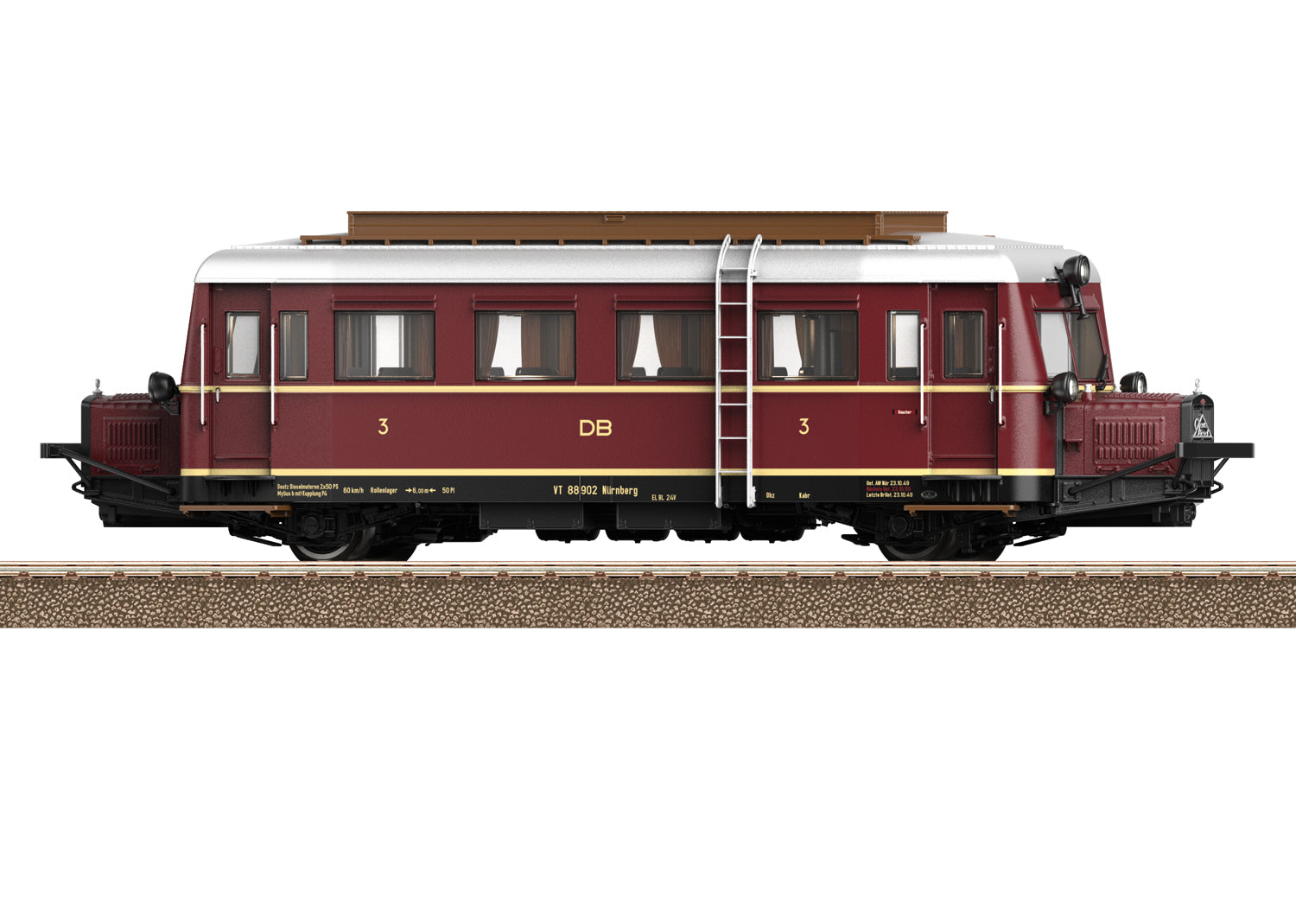 Trix HO 25135 Cls VT 88.9 Diesel Powered Rail Car â the âPig Snoutâ  2025 New Item