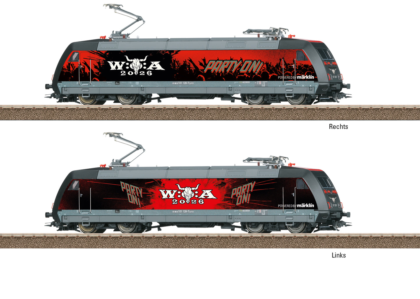 Trix HO 25476 Cl 101 W:O:A E-Locomotive Summer 2026 New Item