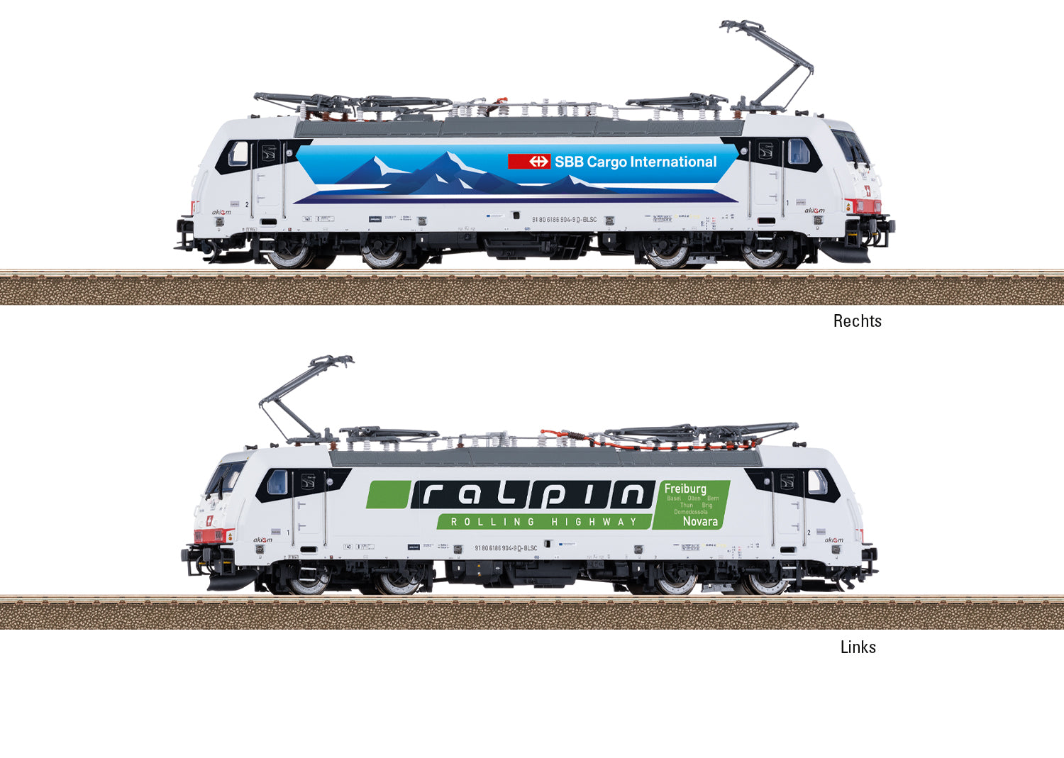 Trix HO 25801 Class 186 Electric Locomotive SBB Ep. VI  Fall 2025 New Item