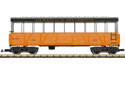 LGB G 30262 Durango & Silverton Obs. Car Summer 2026 New Item