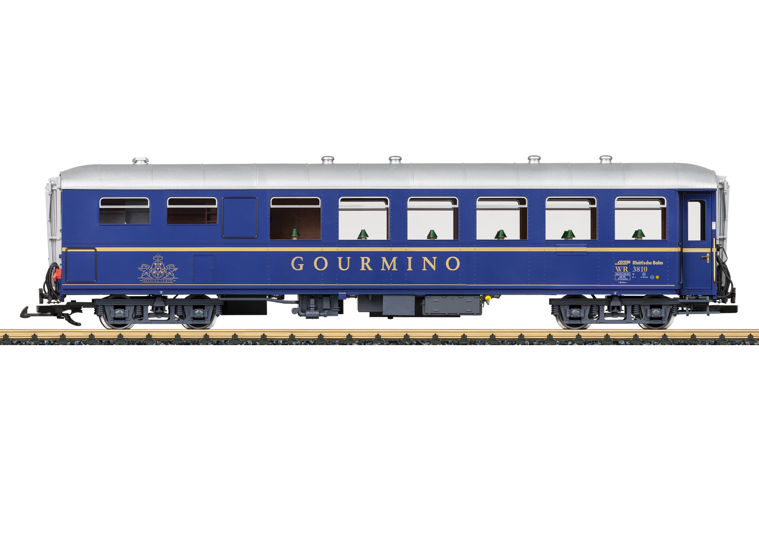 LGB G 30522 RhB Dining Car WR 3810  Fall 2025 New Item