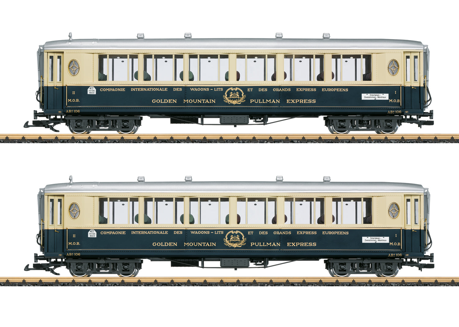LGB G 36661 MOB Set Salonwagen Golden Pass Ep. II 2026 New Item