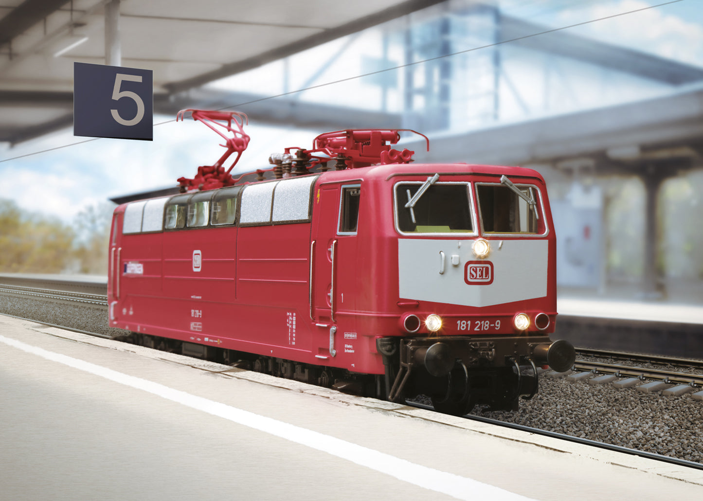 Marklin HO 39587 Class 181.2 Electric Locomotive 218-9 SEL GÃPPINGEN  Fall 2025 New Item