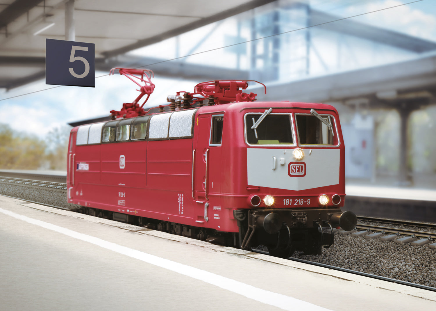 Marklin HO 39587 Class 181.2 Electric Locomotive 218-9 SEL GÃPPINGEN  Fall 2025 New Item