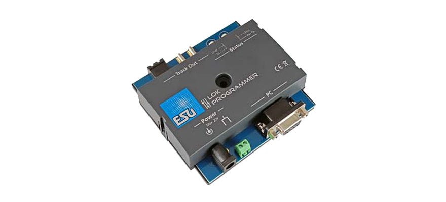 ESU HO 53452  LokProgrammer set: LokProgrammer, power supply 2, serial Cables, instruction manual, CD-Rom, USB Adapters