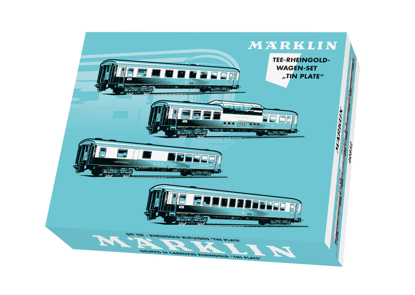 Marklin HO 40852 DB Rheingold Set  4 Cars  III MHI Q1 2026 New Item