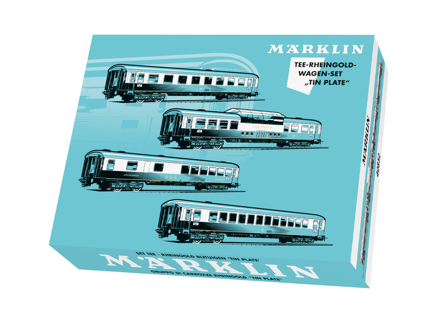Marklin HO 40852 DB Rheingold Set  4 Cars  III MHI Q1 2026 New Item