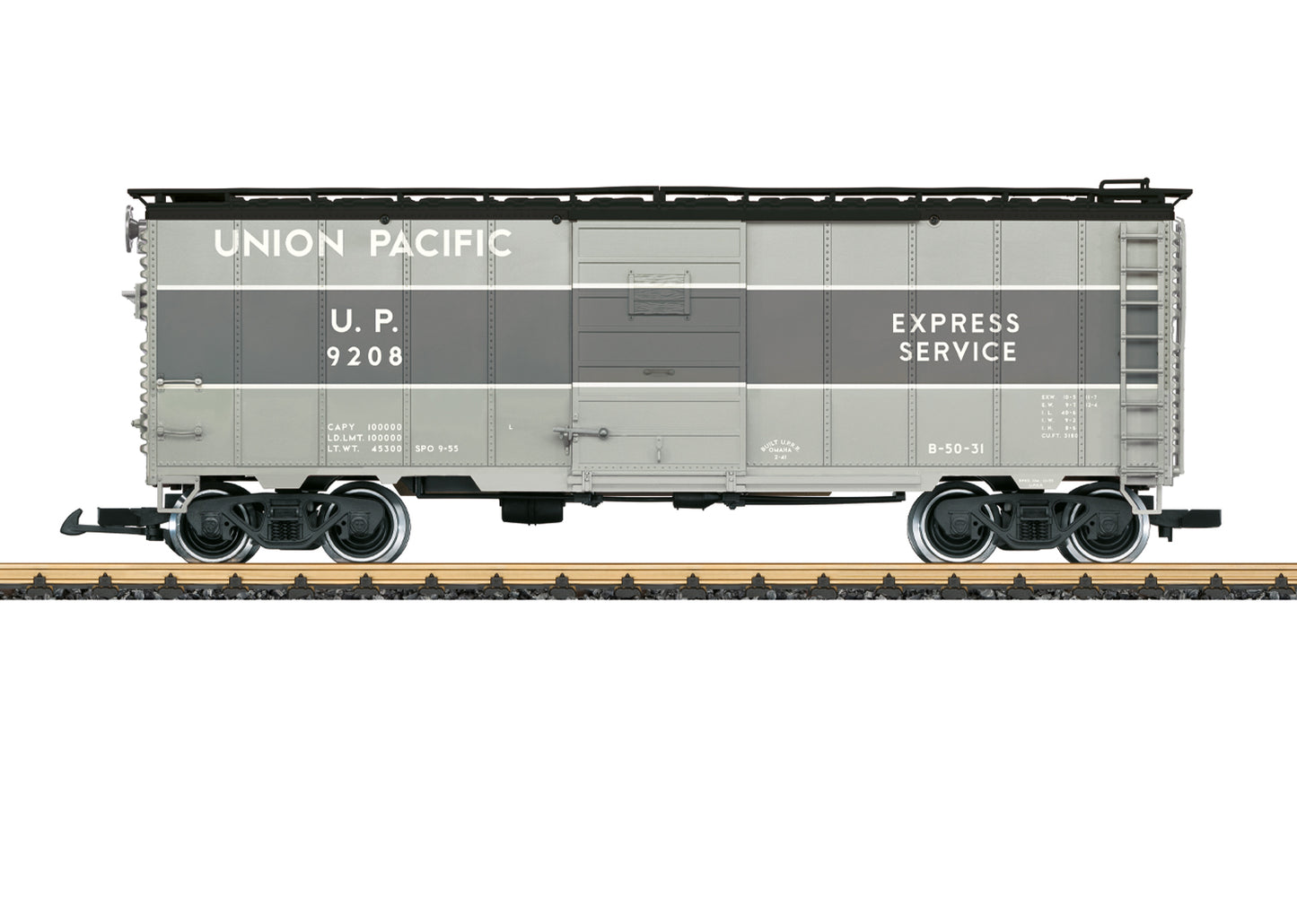 LGB G 41918 Steel Box Car U.P. 2026 New Item