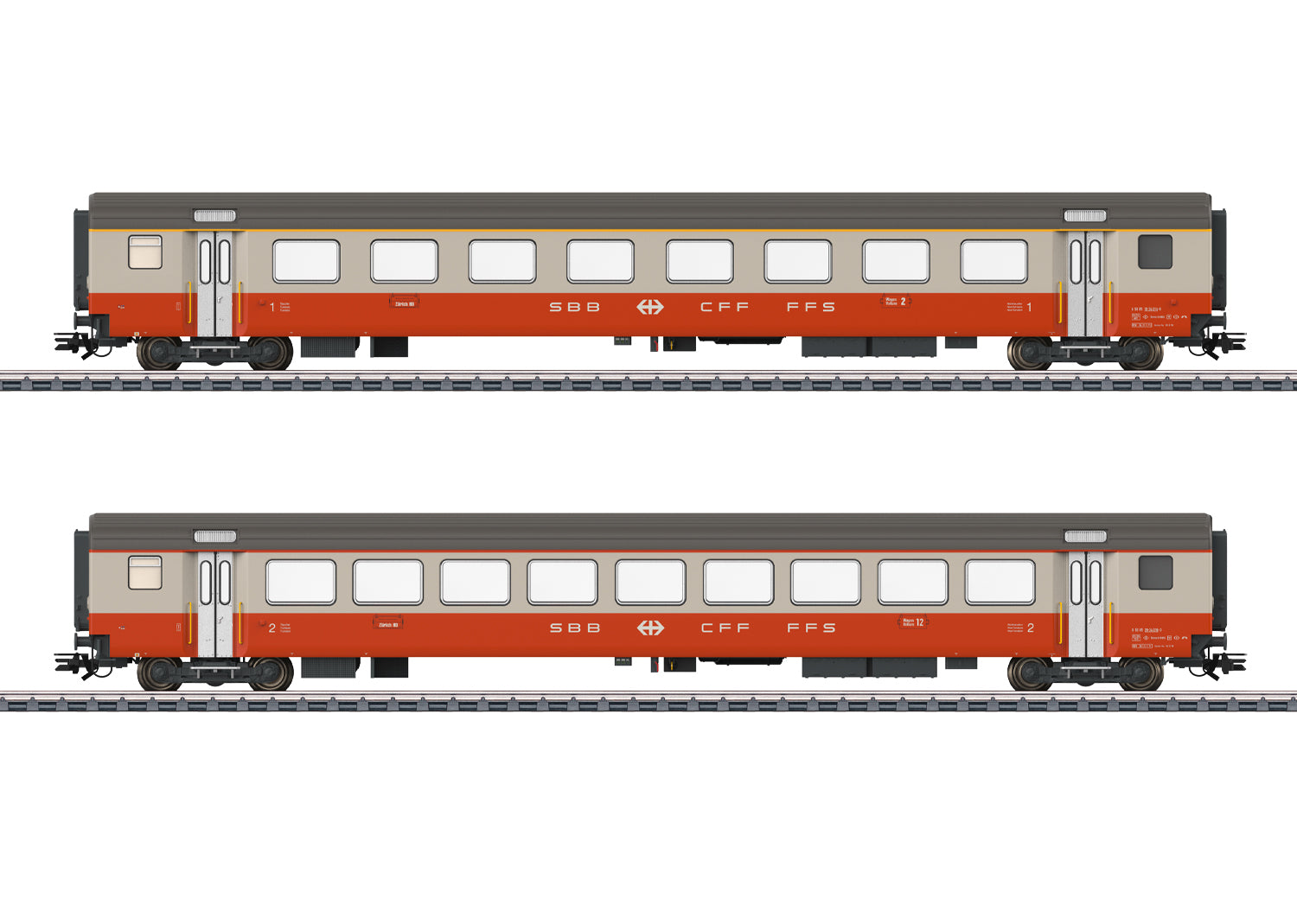 Marklin HO 42191 Swiss Express Passenger Car Set  2025 New Item