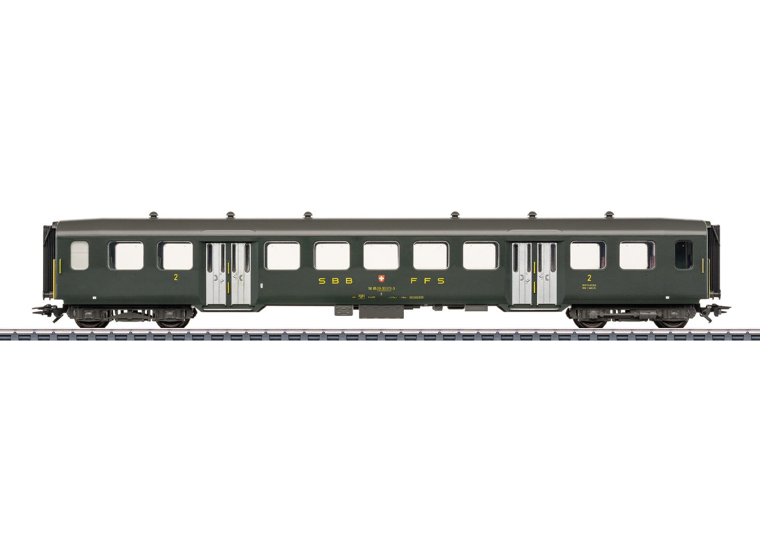 Marklin HO 43373 SBB Light Steel Car  Cl.2  IV 2026 New Item