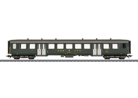 Marklin HO 43373 SBB Light Steel Car Cl.2 IV 2026 New Item