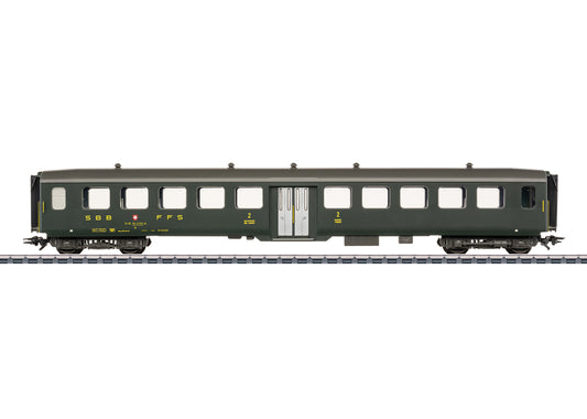 Marklin HO 43383 SBB Light Steel Car Cl.2 IV 2026 New Item