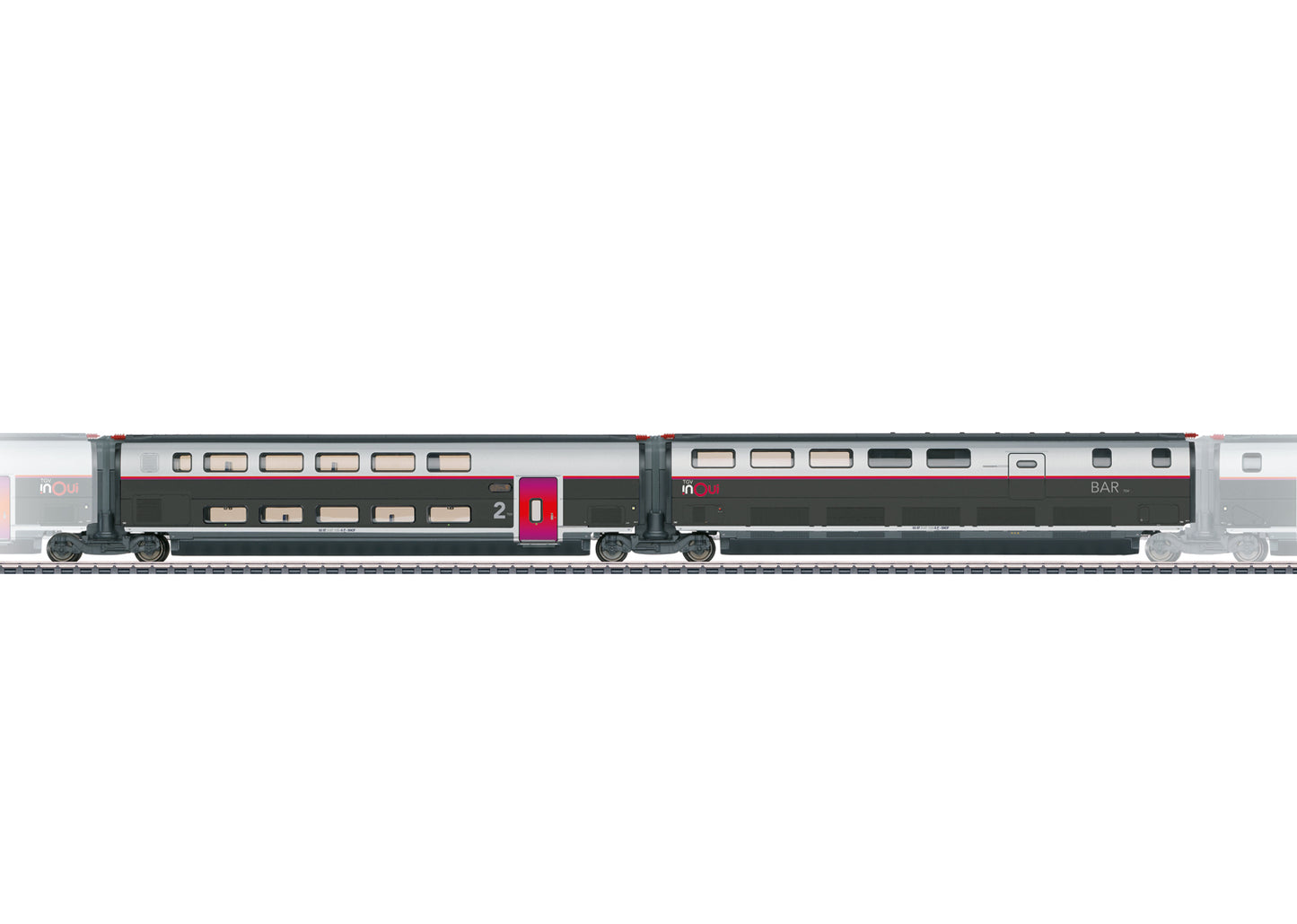 Marklin HO 43448 SNCF Add-On 3  TGV inOui  VI 2026 New Item