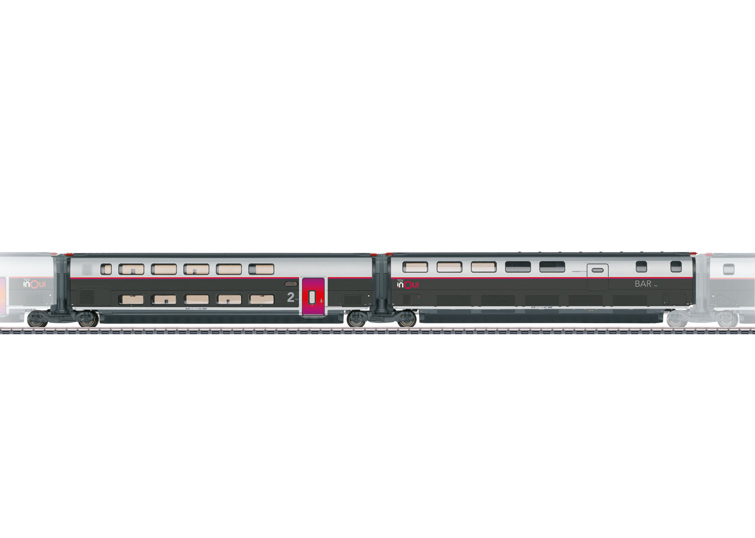 Marklin HO 43448 SNCF Add-On 3  TGV inOui  VI 2026 New Item