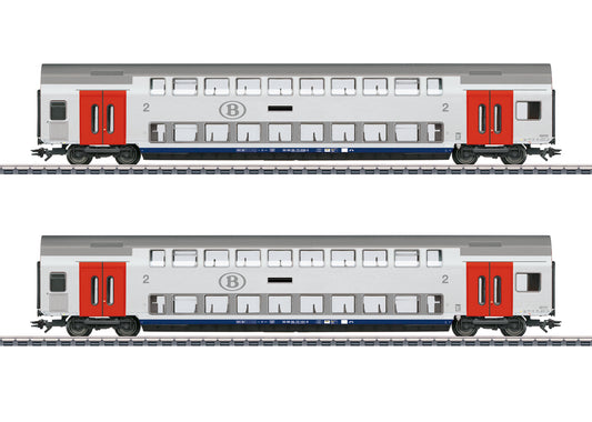 Marklin HO 43566 SNCB Bi-Level Car Set VI 2026 New Item