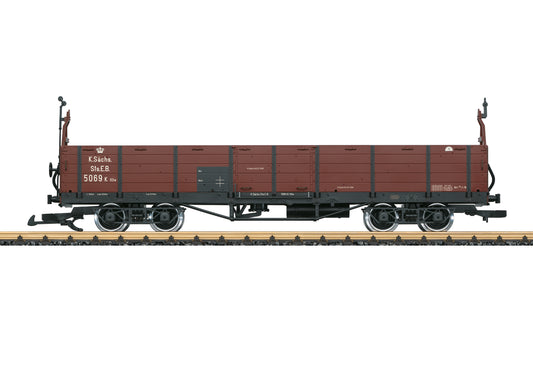 LGB G 43605 K.Sächs.Sts.E.B. Offener Güterwagen Ep.I 2026 New Item