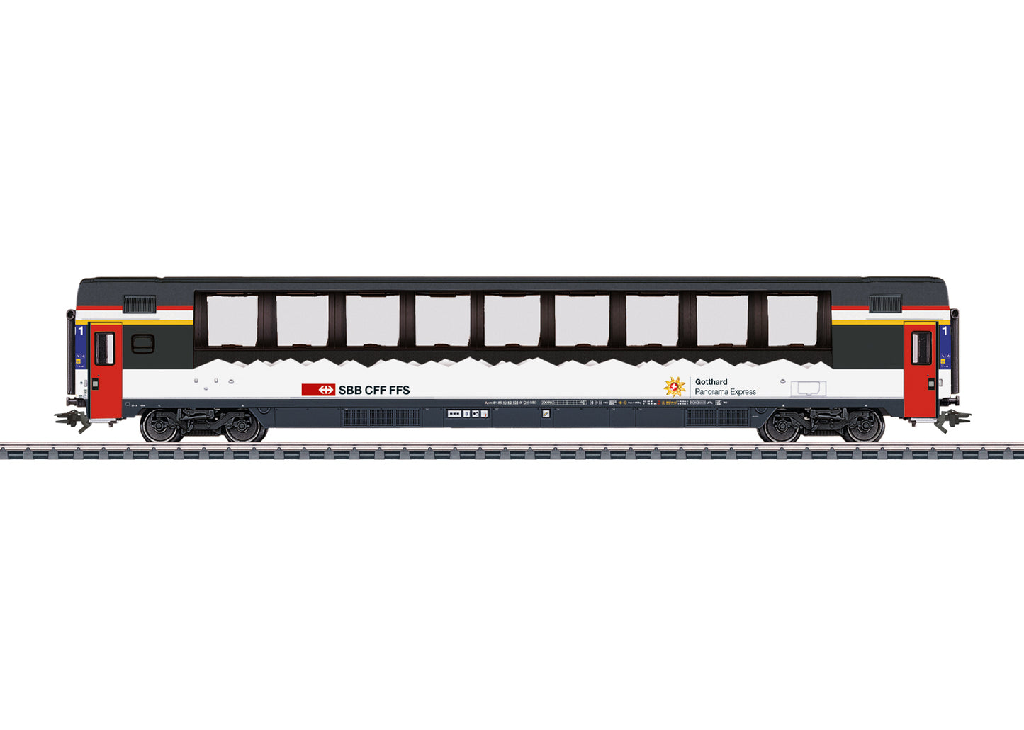 Marklin HO 43653 SBB Apm EuroCity Panor.  VI 2026 New Item