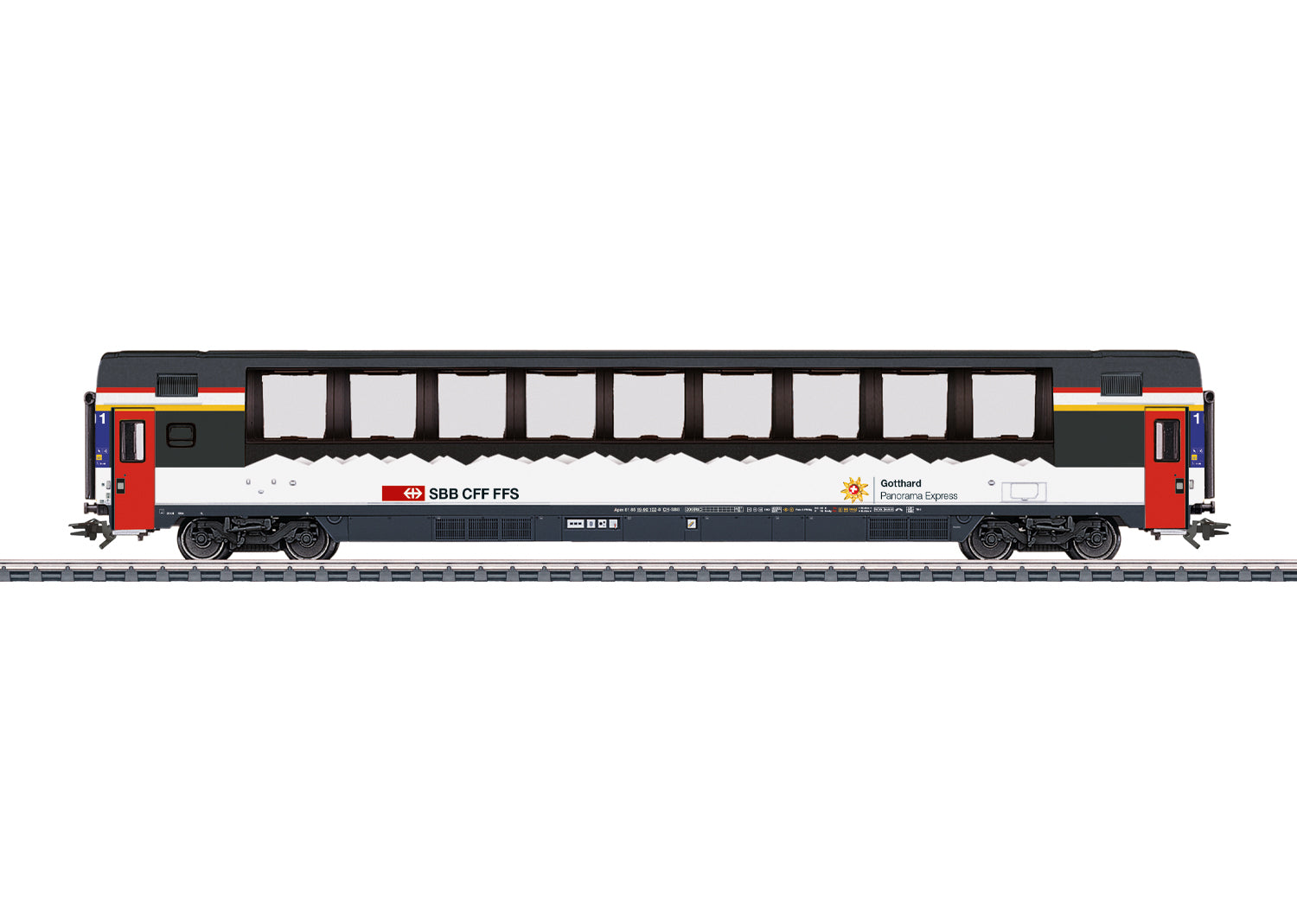 Marklin HO 43653 SBB Apm EuroCity Panor.  VI 2026 New Item