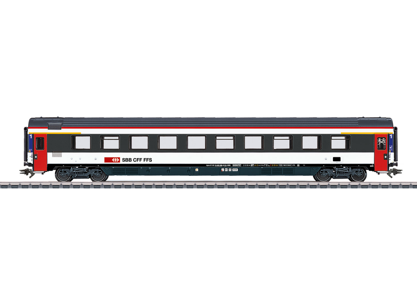 Marklin HO 43673 SBB Apm EuroCity Exp. Car  VI 2026 New Item