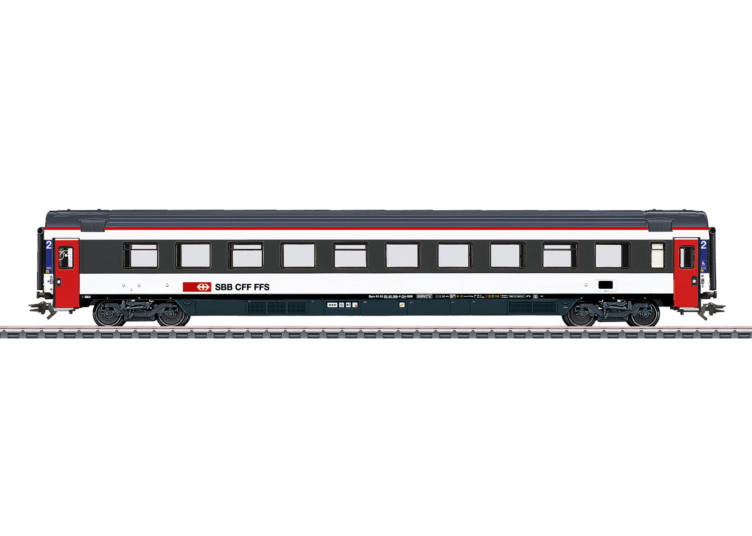 Marklin HO 43675 SBB Bpm EuroCity Exp. Car  VI 2026 New Item