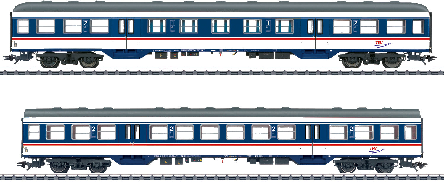 Marklin HO 43826 TRI Passenger Car Set  Summer 2025 New Item
