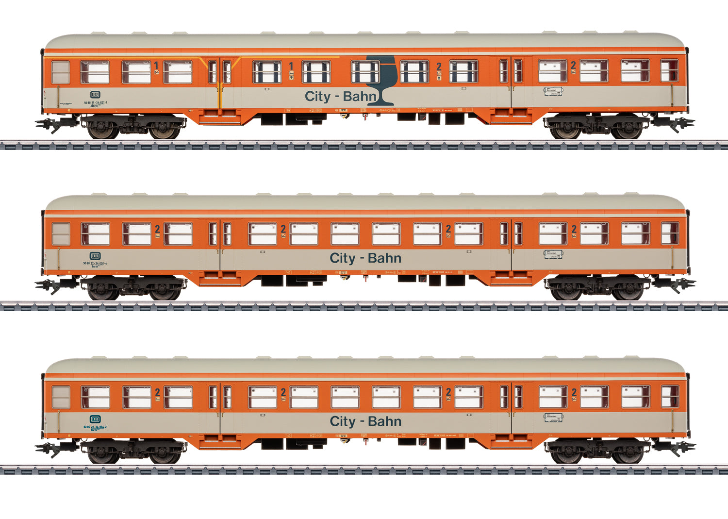 Marklin HO 43835 City Bahn Passenger Car Set I 2026 New Item