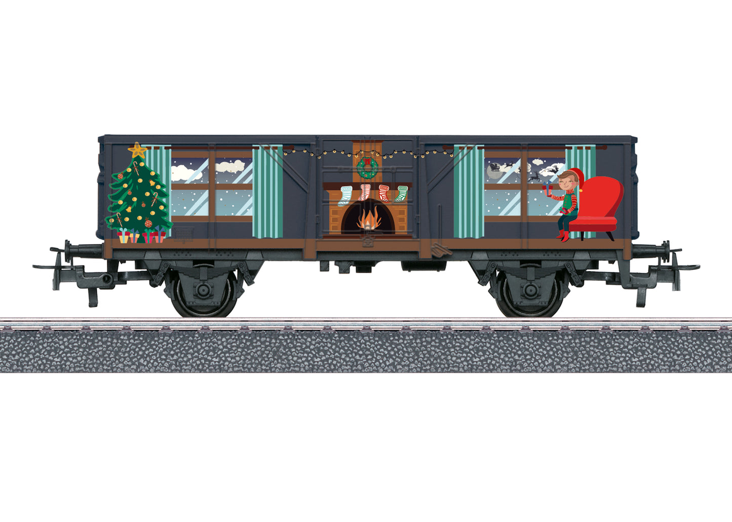 Marklin HO 44126 Christmas car w. light module 2026 New Item