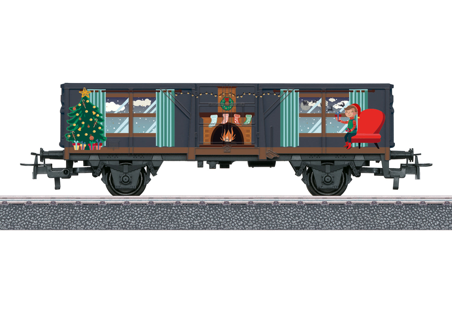 Marklin HO 44126 Christmas car w. light module 2026 New Item