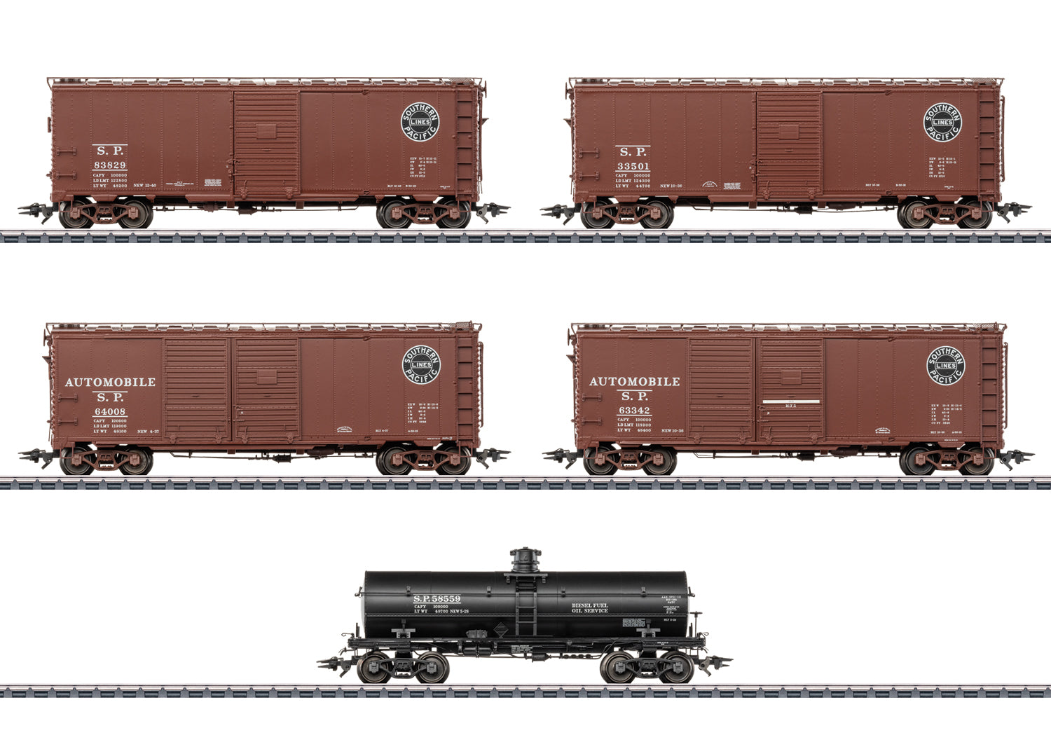 Marklin HO 45667 US freight car set5 carsSP Summer 2026 New Item