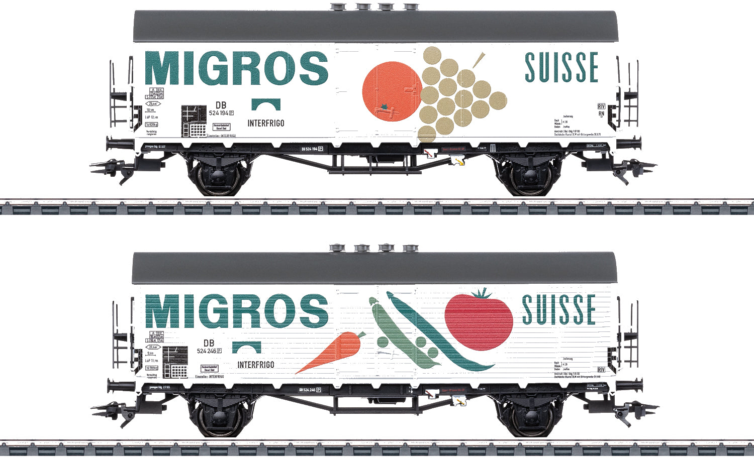 Marklin HO 46173 Migros Ref. Car Set  2 Cars  Summer 2025 New Item