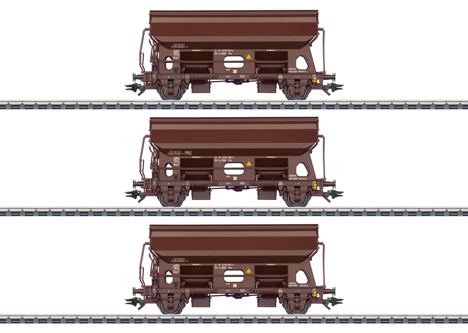 Marklin HO 46334 Set of ÃBB Dump Cars  VI 2026 New Item