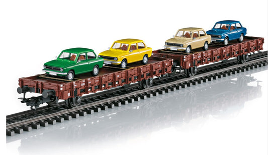 Marklin HO 46404 DAF 66 flat car set NS  New Item