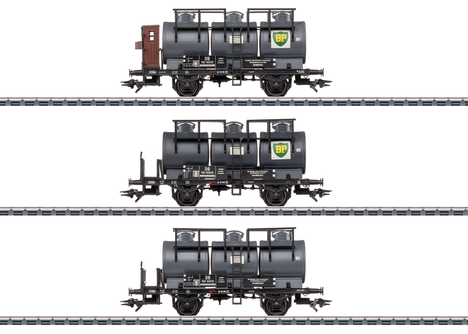 Marklin HO 46491 DB Tank Car Set  Era III 2026 New Item