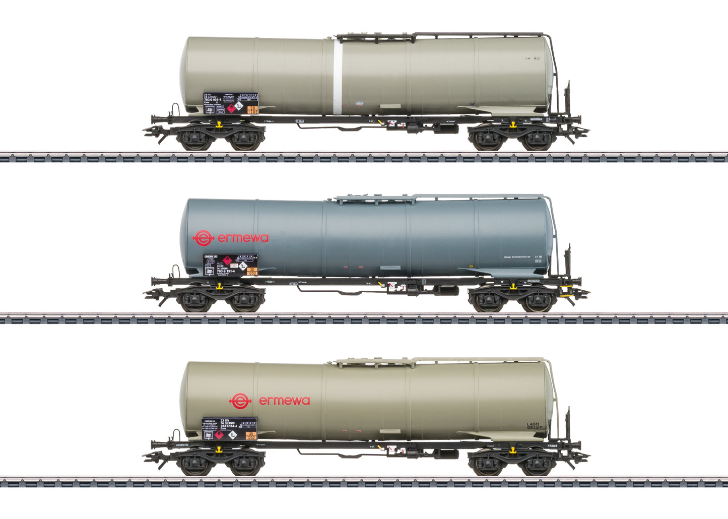 Marklin HO 46545 S-ERMEWA Tank Car Set  Era VI  Summer 2024 New Item