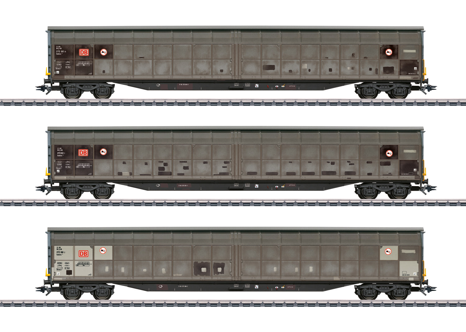 Marklin HO 48067 Type Habbins 354 Sliding Wall Boxcar Set  2025 New Item