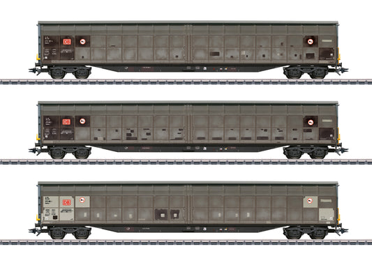Marklin HO 48067 Type Habbins 354 Sliding Wall Boxcar Set 2025 New Item