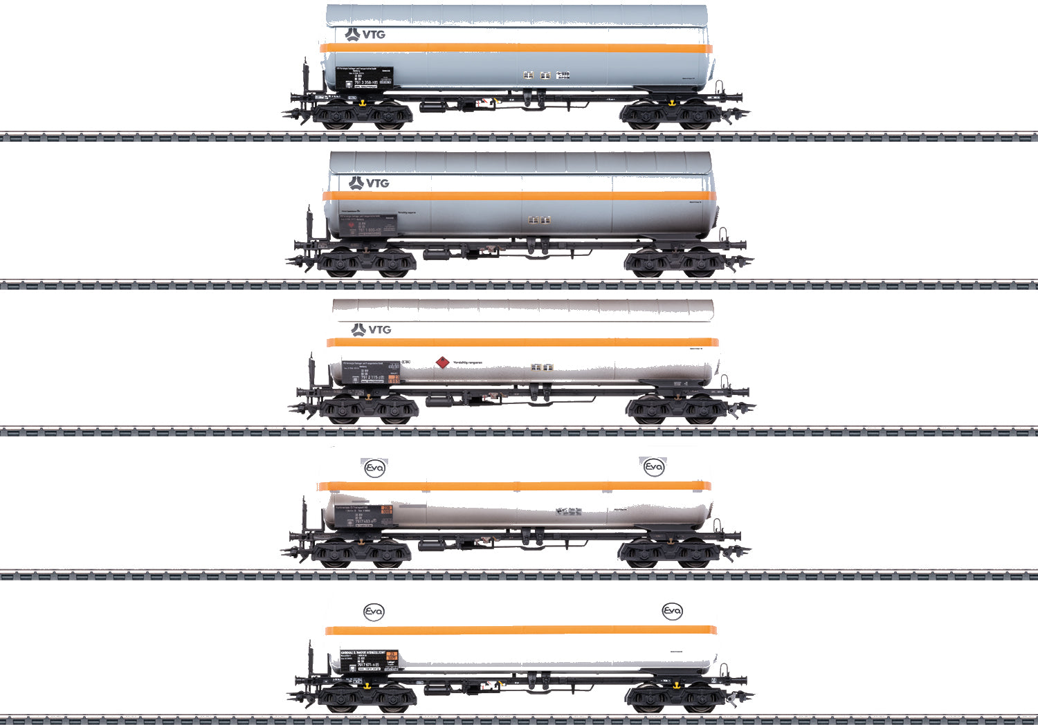 Marklin HO 48480 Gas Tank Car Set Era IV  Summer 2025 MHI New Item