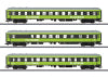 Marklin HO 42957 “FlixTrain” Express Train Car Set 1 Fall 2026 MHI Q3