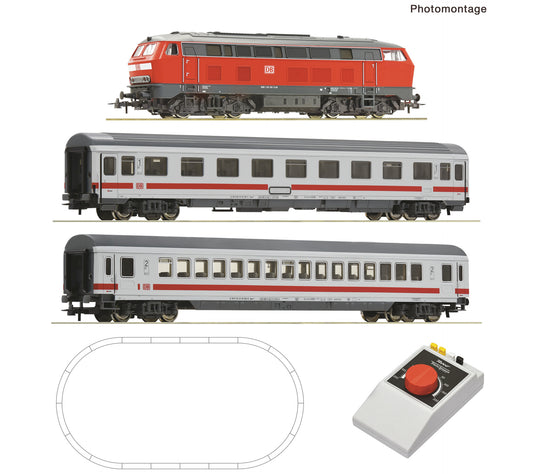 Roco HO 5100016 Analogue Start Set: class 218 (GEOLINE) DB AG era VI DC 2026 New Item