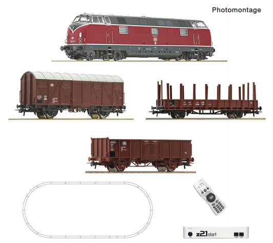 Roco HO 5110008 z21 start digital set class 221  goods train   era IV DC 2025 New Item