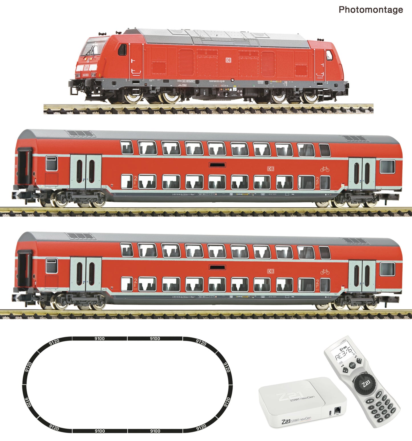Fleischmann N 5170006 Z21 START set: class 245  DB AG   era VI DC  2026 New Item