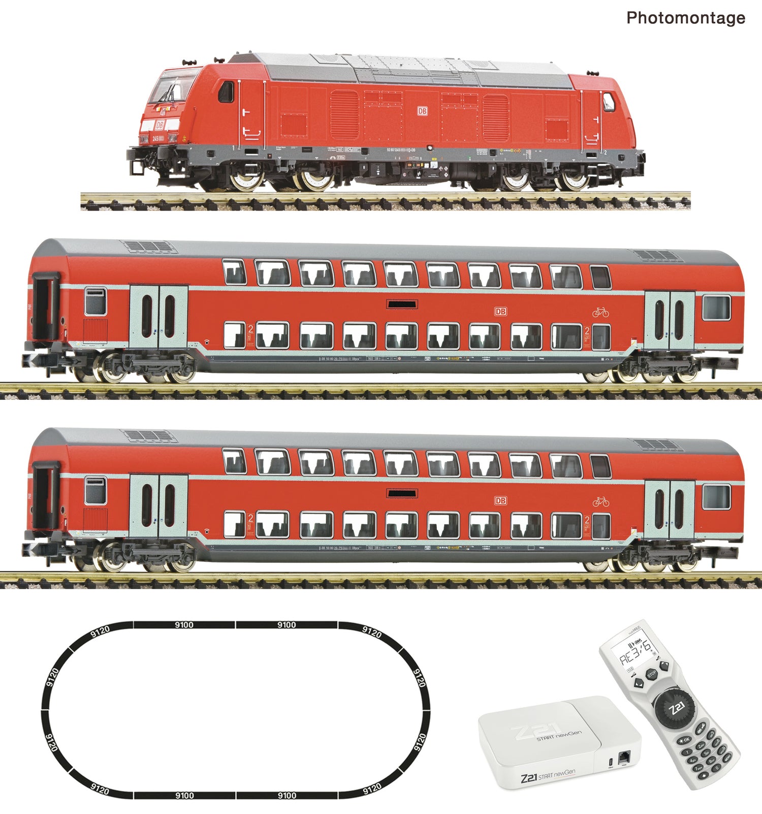 Fleischmann N 5170006 Z21 START set: class 245  DB AG   era VI DC  2026 New Item