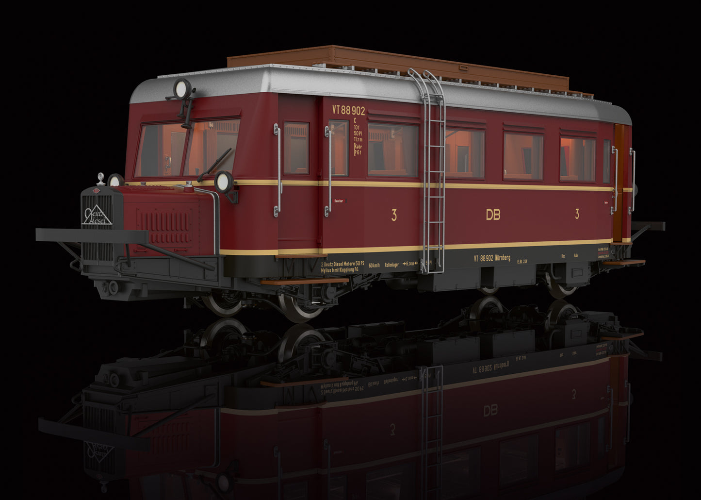 Marklin 1 55133 Class VT 88.9 Diesel Powered Rail Car  Era III  Fall 2024 New Item