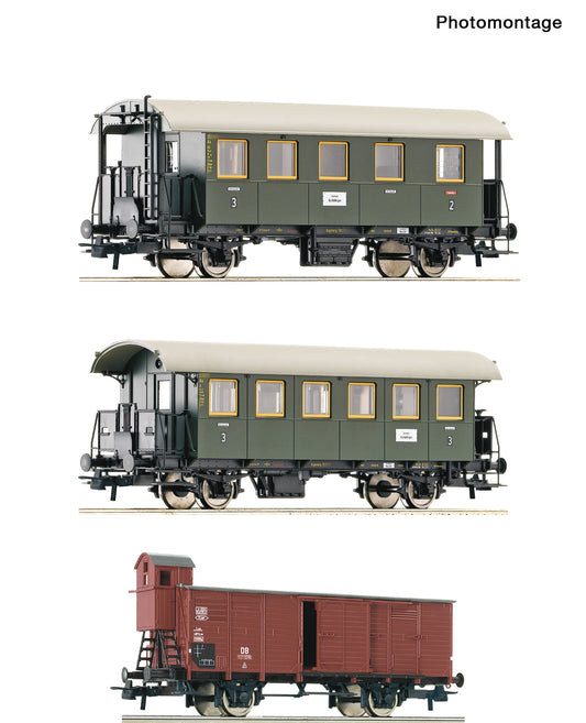 Roco HO 6200040 3-piece set: Passenger train era III DC 2025 New Item