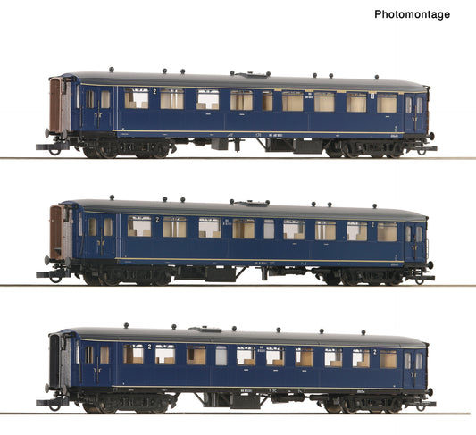 Roco HO 6200054 3 piece set: Coaches “Blokkendoos” NS era III DC 2025 New Item