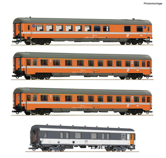 Roco HO 6200077 4-piece set 1: 'Arlberg-Express' ÖBB era IV DC 2025 New Item