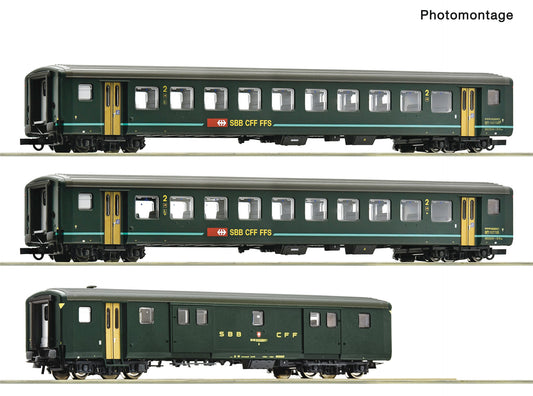 Roco HO 6200090 3 piece set (1): 'IR 1617'  SBB   era IV DC 2025 New Item